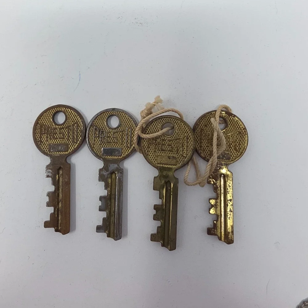 Presto Keys For Various Locks Storage Box Suitcase Trunk Case Vintage Lot Of 4
